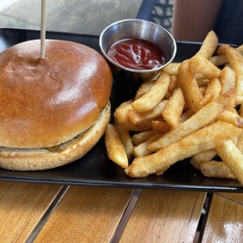 Gather On Maui - Kids burger and fries off kids menu - Hawaiian Near Me - Kihei, Hawaii Gather On Maui - Kids burger and fries off kids menu - Hawaiian Near Me - Kihei, Hawaii