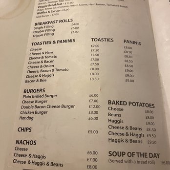 The Thistle Stop Cafe - Menu - Cafes Near Me - Edinburgh, EDH The Thistle Stop Cafe - Menu - Cafes Near Me - Edinburgh, EDH