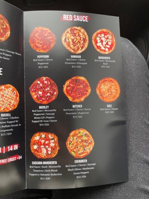 Menu photo 5 Cascadia Pizza Maple Valley, WA