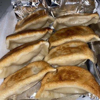Min's Dumpling House - 9. Eight Piece Pan Fried Dumplings - Dim Sum Near Me - Corona, California
