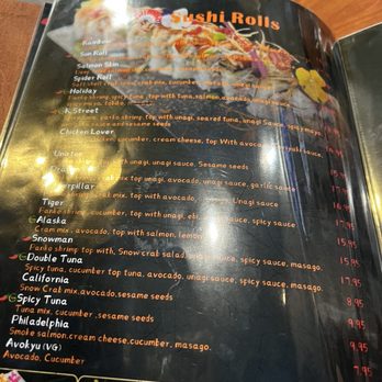 Sushi Paradise - Menu - Sushi Bars Near Me - Sacramento, California