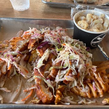 Smoke & Fire Social Eatery - Nashville Hot Chicken Fries - Comfort Food Near Me - Paramount, California