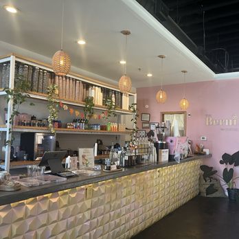 The Berni Bean Coffee - Such gorgeous, welcoming, Costa Rican infused decor - Coffee & Tea Near Me - Dallas, Texas
