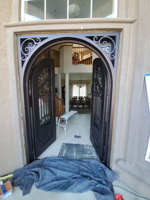 luxury security steel Entry door installation. - This fabulous multi functional french style steel front door is custom made to size. This will add significant elegance to any home or office along with superior security. Why have a standard common door when you can have this and make a statement.
This project went perfectly smooth as always with Integrity Home Repair. luxury security steel Entry door installation. - This fabulous multi functional french style steel front door is custom made to size. This will add significant elegance to any home or office along with superior security. Why have a standard common door when you can have this and make a statement.
This project went perfectly smooth as always with Integrity Home Repair.