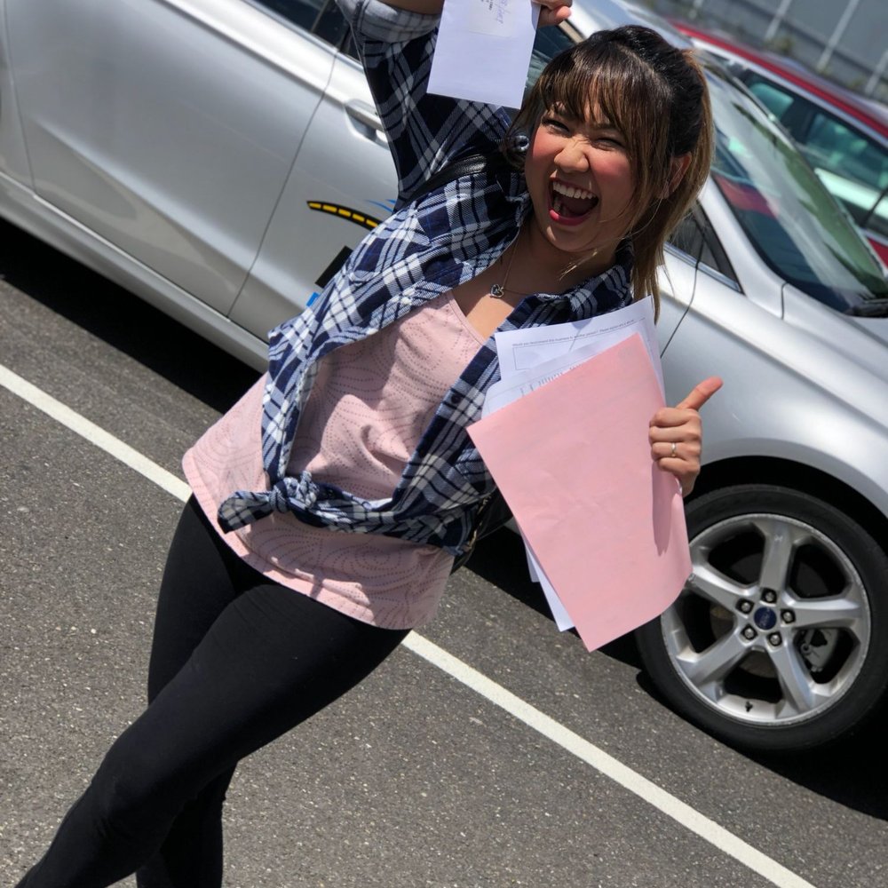 Thanks to Brad! I passed my driving test!! This was taken at Gresham Pacific Ed.
