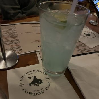 Million Dollar Cowboy Bar - Pitch a tent cocktail. - Bars Near Me - Jackson, Wyoming