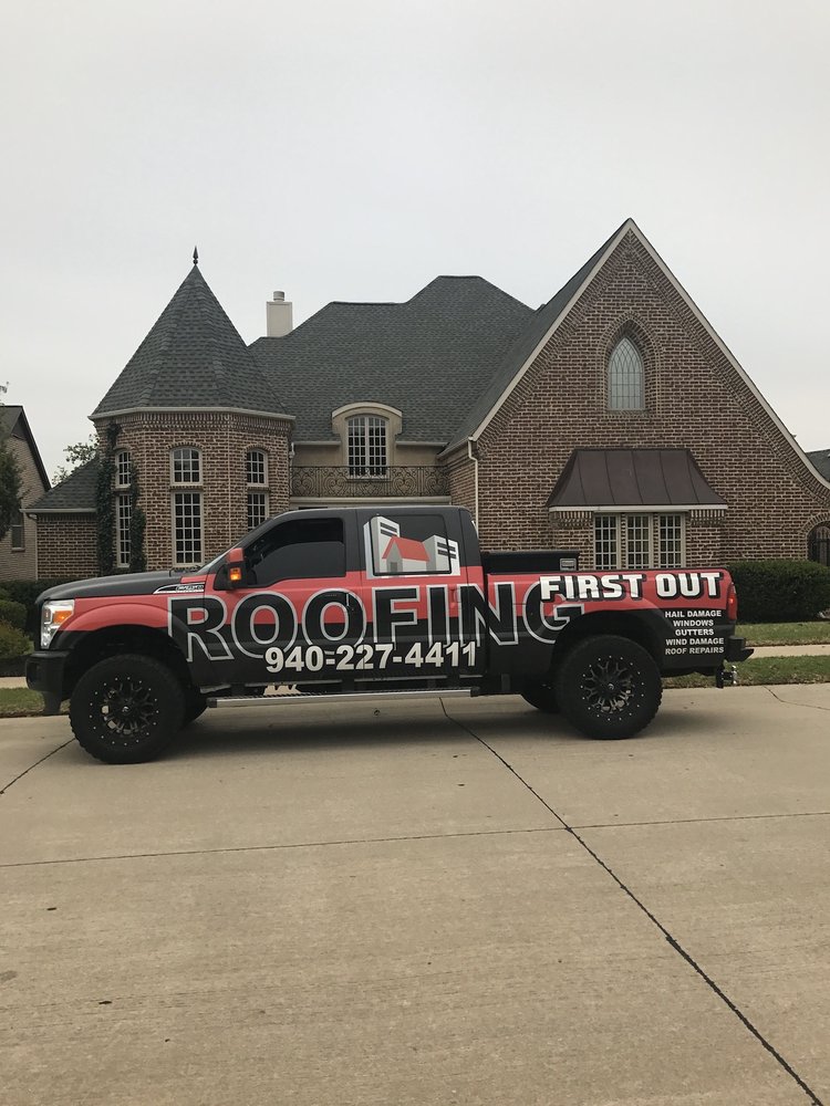 Slide of First Out Roofing