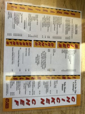 Menu photo 1 Chicken Chef McMinnville, TN
