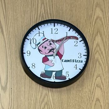 Capri Pizza - Jan. 2026 - personalized wall clock - Pizza Near Me - Yonkers, New York