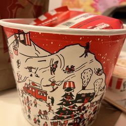 KFC - A bucket of yummy fried chicken