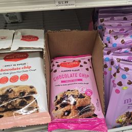 Miss Jones gluten free cookies! The only place I've seen the only 1g sugar version (sweetened mostly with erythitrol)! Miss Jones gluten free cookies! The only place I've seen the only 1g sugar version (sweetened mostly with erythitrol)!