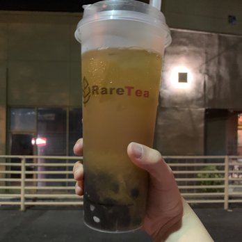 RareTea - Mango green tea with boba - Bubble Tea Near Me - Sacramento, California RareTea - Mango green tea with boba - Bubble Tea Near Me - Sacramento, California