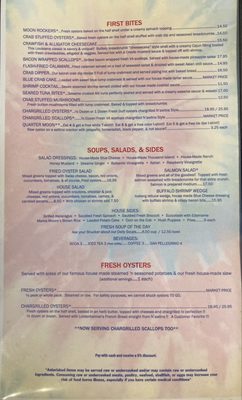 Menu photo 6 The Full Moon Oyster Bar Jamestown, NC