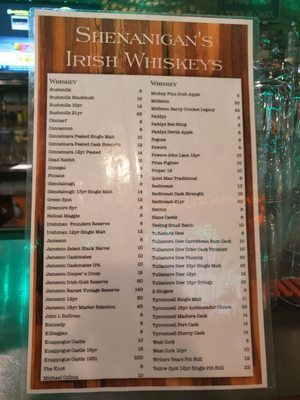 Menu photo 1 Shenanigan's Irish Pub Washington, DC, DC