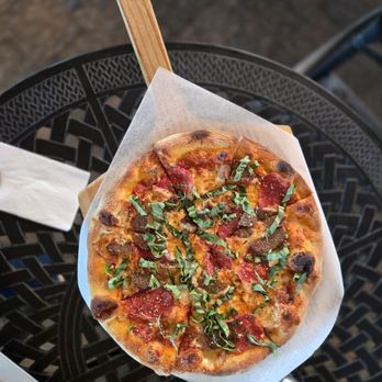 Mama Rosa's Trattoria - Spicy Meatball Pizza - Pizza Near Me - Temecula, California Mama Rosa's Trattoria - Spicy Meatball Pizza - Pizza Near Me - Temecula, California