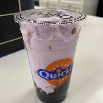 Quickly Benicia - Snow Taro Slush - Bubble Tea Near Me - Benicia, California