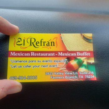 El Refran Mexican Buffet - Mexican Near Me - Farmers Branch, Texas