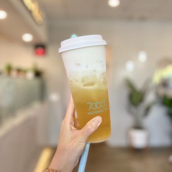 Moomo Tea - Jasmine Green with Cheese Foam - Bubble Tea Near Me - Sunnyvale, California Moomo Tea - Jasmine Green with Cheese Foam - Bubble Tea Near Me - Sunnyvale, California