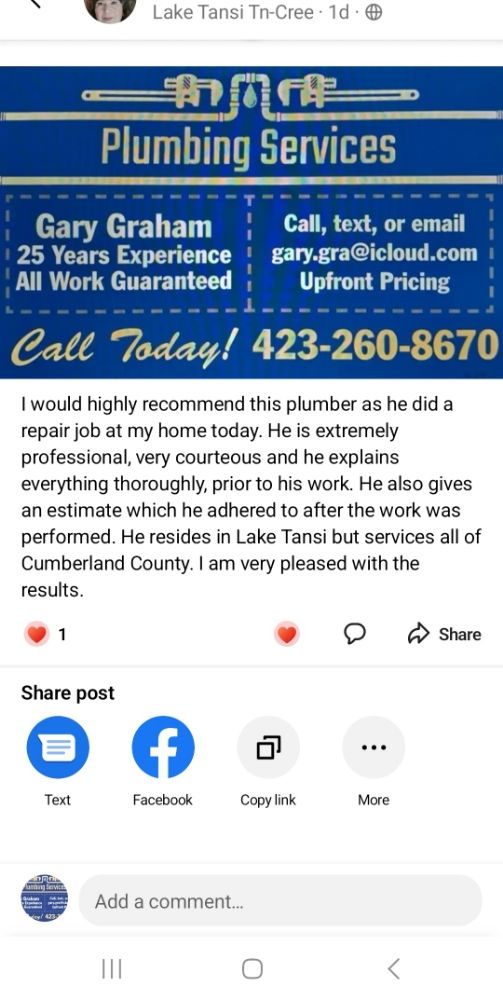 Slide of Plumbing Services