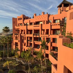 The Ritz-Carlton, Abama - The color and architecture of the hotel offered a stunning contrast to the sky and sea.