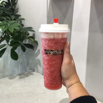 Möge Tee - Flushing - Strawberry cheese tea - Bubble Tea Near Me - Flushing, New York