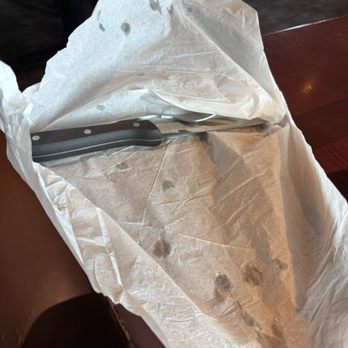 Red Lobster - Napkin silverware was wrapped in. One layer. See through - Seafood Near Me - Valdosta, Georgia Red Lobster - Napkin silverware was wrapped in. One layer. See through - Seafood Near Me - Valdosta, Georgia