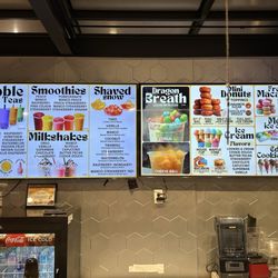 Snow Dragon Shavery - Menu (July 2025)