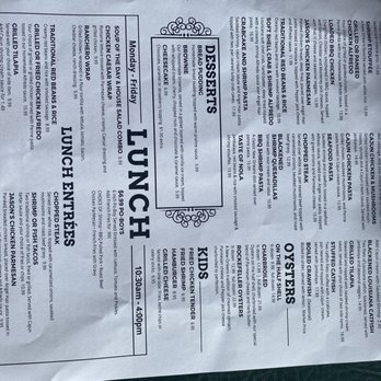 Nola Southern Grill - Menu - New American Near Me - Slidell, Louisiana