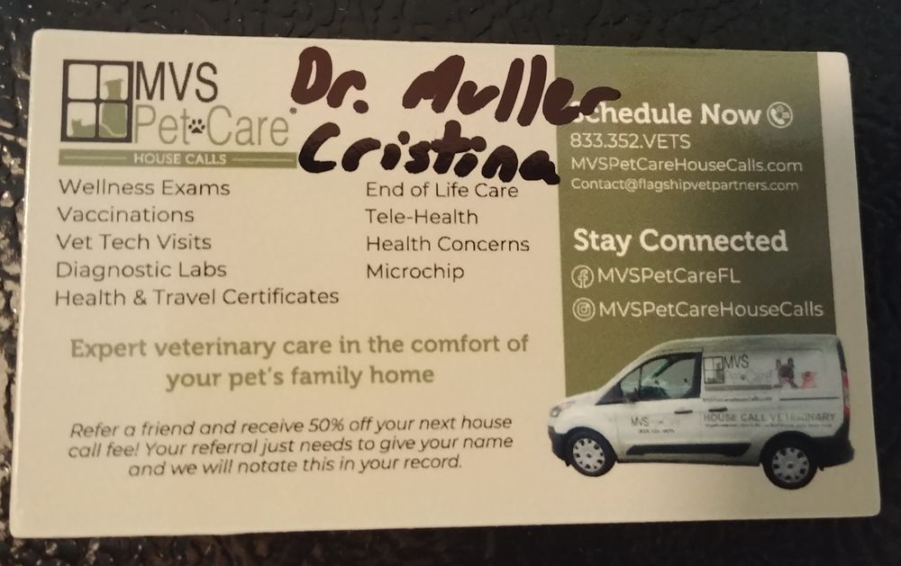 MVS PET CARE Updated September 2024 4033 Tampa Rd, Tampa, Florida