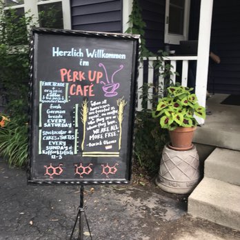 Perk Up Cafe - Front patio - Coffee & Tea Near Me - Indianapolis, Indiana