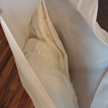 David's Bridal - Thank you for including the hanger when you shoved my dress into the garment bag. Or was the dress supposed to be on the hanger? - Bridal Near Me - Merrillville, Indiana