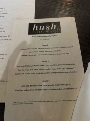 Menu photo 5 Hush Public House Scottsdale, AZ Menu photo 5 Hush Public House Scottsdale, AZ