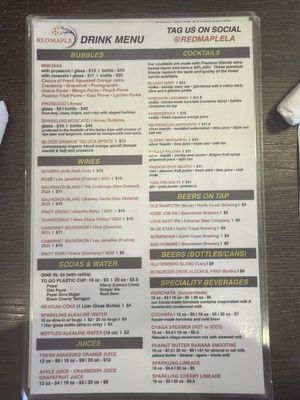 Menu photo 3 Red Maple Los Angeles, CA