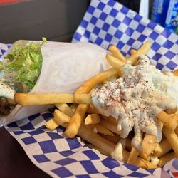 Mediterranean Grill - Beef&Lamb Gyro Plate (Combo)