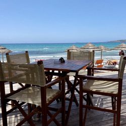 L'oasi Azzurra - wunderbare Strandbar mit sehr gutem Restaurant