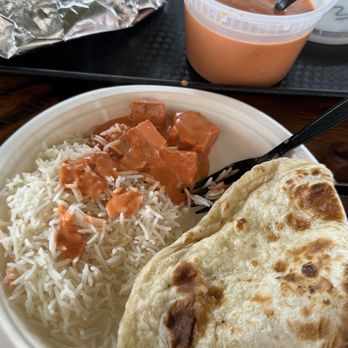 Sidhu's Punjabi Cuisine - Butter chicken with butter naan - Indian Near Me - Tumwater, Washington Sidhu's Punjabi Cuisine - Butter chicken with butter naan - Indian Near Me - Tumwater, Washington