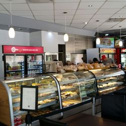 Panaderia Barcelona - Pastries and ordering counter.