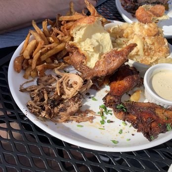 Salt + Smoke - Three meat plate!!!! - Barbeque Near Me - Saint Charles, Missouri Salt + Smoke - Three meat plate!!!! - Barbeque Near Me - Saint Charles, Missouri