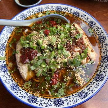 Noodle Dynasty - Braised Pork Noodle Soup (thick noodle) - Chinese Near Me - Berkeley, California