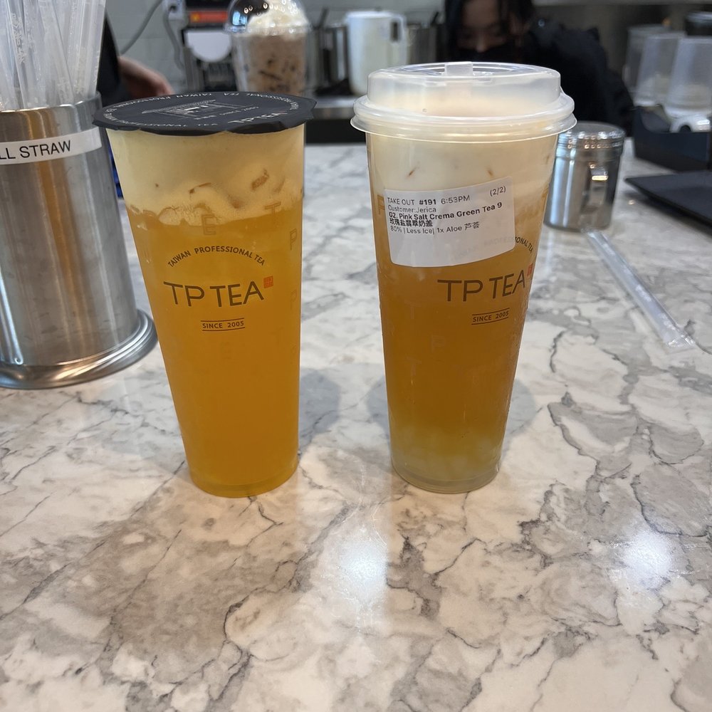 TP Tea - Passion fruit green tea and pink salt crema green tea - Bubble Tea Near Me - Frisco, Texas TP Tea - Passion fruit green tea and pink salt crema green tea - Bubble Tea Near Me - Frisco, Texas