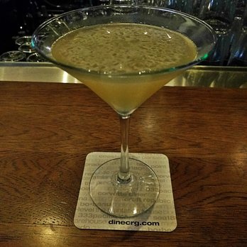 Coasterra - Martini de Limon - described on the menu made with hangar one vodka, owl brew green tea & habanero, lemon juice, agave nectar - Mexican Near Me - San Diego, California Coasterra - Martini de Limon - described on the menu made with hangar one vodka, owl brew green tea & habanero, lemon juice, agave nectar - Mexican Near Me - San Diego, California