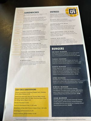 Menu photo 8 Block 15 Brewing Corvallis, OR