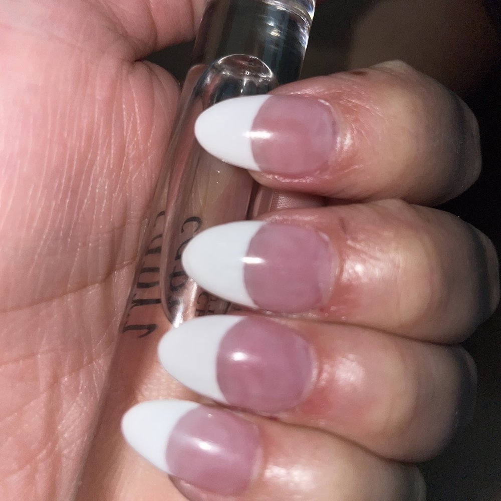 Sweet Nails and Spa - On the natural nail part she used a pink gel polish that looks super cloudy. Not what I wanted at all. - Waxing Near Me - Buda, Texas