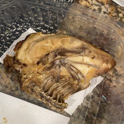 The "chicken breast" I was sold at the chicken counter today. That's a whole lotta spine.