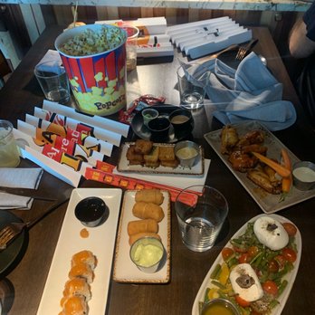 Bacardi Ocho Lounge - Shrimp tempura sushi, fresh truffle mozzarella salad, Asian style wings, tequenos, & mini burger sliders and of course some popcorn . - Lounges Near Me - Miami, Florida Bacardi Ocho Lounge - Shrimp tempura sushi, fresh truffle mozzarella salad, Asian style wings, tequenos, & mini burger sliders and of course some popcorn . - Lounges Near Me - Miami, Florida