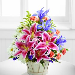 Koch Florist & Gifts - Looking for the best lily flower bouquet for your loved ones? The Wondrous Nature Bouquet is crafted by expert florist in Mid...