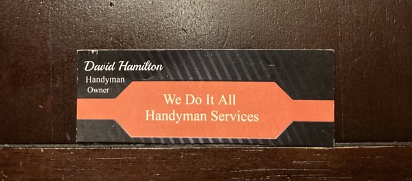 David’s Handyman Serves Logo
