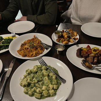 Peanut Park Trattoria - a table full of food - Italian Near Me - Chicago, Illinois
