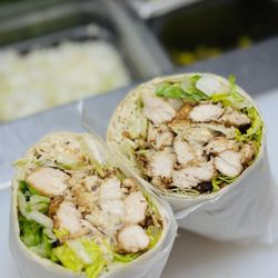 Riverside Pizza - Chicken Caesar wraps