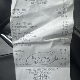 Receipt given Receipt given